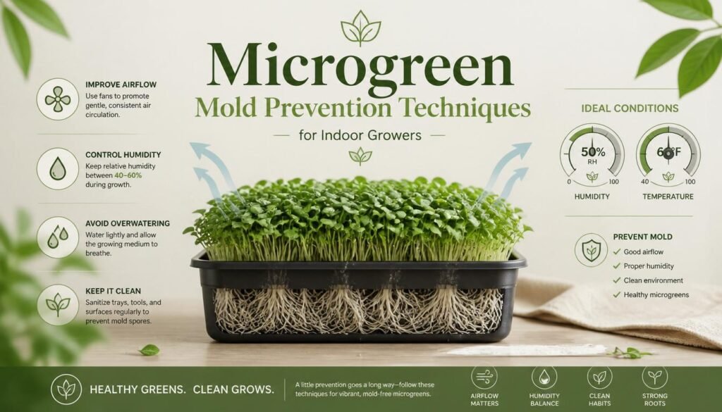Microgreen Mold Prevention Techniques for Indoor Growers